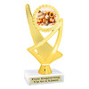 Fall theme trophy.  Great for your Fall events, Halloween pageants, events, contests and more. 6.5" - 8.5" tall.  Ph107-2