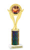  Fall  theme trophy.  Great for your Fall events, Halloween pageants, events, contests and more. Choice of color, height and base.  Ph80