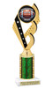 Homecoming theme trophy for you participants, courts, escorts and more. Numerous trophy heights available.  Choice of column color