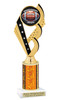 Homecoming theme trophy for you participants, courts, escorts and more. Numerous trophy heights available.  Choice of column color