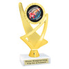 Homecoming theme trophy for you participants, courts, escorts and more. 6" to 8" tall with choice of base.   Ph107