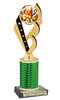 Candy Corn - Halloween Trophy. Choice of column color and height.  Great award for your pageants, events, contests,  parties and more.  PH-104