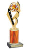 Candy Corn - Halloween Trophy. Choice of column color and height.  Great award for your pageants, events, contests,  parties and more.  PH-104