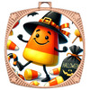 Candy Corn Halloween  theme medal. Great medal for all of your Fall - Halloween pageants, events, contests and more. Available in gold, silver or bronze finish. (929