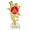 Christmas - Winter theme trophy.  Great for your for your Christmas-Winter themed pageants, contests and more.6.5" - 8.5" tall.  Ph81