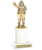 Santa theme Glitter trophy. Choice of column and trophy height.   Great for all of your holiday events and contests. 