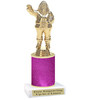 Santa theme Glitter trophy. Choice of column and trophy height.   Great for all of your holiday events and contests. 