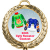 Great medal for your Holiday Party and events. Available in gold, silver or bronze finish.  Celebrate those ugly sweaters!  md52