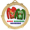 Great medal for your Holiday Party and events. Available in gold, silver or bronze finish.  Celebrate those ugly sweaters!  950-2