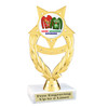 Ugly Sweater  trophy.   6" tall.  Great trophy for your Holiday Ugly Sweater contests and parties.  ph97