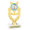 Ugly Sweater  trophy.   6" tall.  Great trophy for your Holiday Ugly Sweater contests and parties.  ph97
