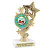 Ugly Sweater  trophy.   6" tall.  Great trophy for your Holiday Ugly Sweater contests and parties.  f649