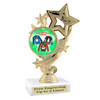 Ugly Sweater  trophy.   6" tall.  Great trophy for your Holiday Ugly Sweater contests and parties.  f649