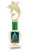 Holiday theme trophy. Choice of figure.  15" to 18" tall- Great for all of your holiday events and contests. R450-5