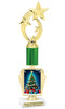 Holiday theme trophy. Choice of figure.  15" to 18" tall- Great for all of your holiday events and contests. R450-5