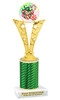 Festive trophy for your  Holiday Events, Reindeer Runs,  Contests and more.  Choice of trophy height and column color.  91546