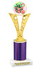 Festive trophy for your  Holiday Events, Reindeer Runs,  Contests and more.  Choice of trophy height and column color.  91546