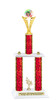 Festive 2 column trophy for your  Holiday Events, Reindeer Runs,  Contests and more.  Choice of trophy height and column color.  91546