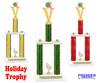 Festive 2 column trophy for your  Holiday Events, Reindeer Runs,  Contests and more.  Choice of trophy height and column color.  91546