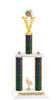 Festive 2 column trophy for your  Holiday Events, Reindeer Runs,  Contests and more.  Choice of trophy height and column color.  91546
