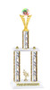 Festive 2 column trophy for your  Holiday Events, Reindeer Runs,  Contests and more.  Choice of trophy height and column color.  91546