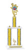 Ugly Sweater 2 column trophy for your  Holiday Events, Reindeer Runs,  Contests and more.  Choice of trophy height and column color.  91546