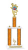 Ugly Sweater 2 column trophy for your  Holiday Events, Reindeer Runs,  Contests and more.  Choice of trophy height and column color.  91546