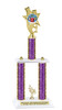 Ugly Sweater 2 column trophy for your  Holiday Events, Reindeer Runs,  Contests and more.  Choice of trophy height and column color.  91546