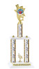 Ugly Sweater 2 column trophy for your  Holiday Events, Reindeer Runs,  Contests and more.  Choice of trophy height and column color.  91546