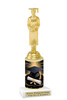 Graduation theme trophy. Celebrate their achievement with this beautiful trophy! Male or Female figure.  Design 2