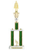 Custom  2 Column Trophy - Available in multiple heights and column colors.  Height starts at 20 inches. Upload your logo.  King