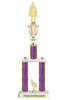 Custom  2 Column Trophy - Available in multiple heights and column colors.  Height starts at 20 inches. Upload your logo.  King
