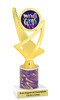Mardi Gras trophy.   Great trophy for your Mardi Gras events, costume contests, pageants and more.  ph107