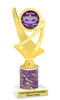 Mardi Gras trophy.   Great trophy for your Mardi Gras events, costume contests, pageants and more.  ph107
