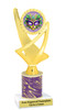 Mardi Gras trophy.   Great trophy for your Mardi Gras events, costume contests, pageants and more.  ph107