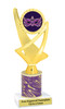 Mardi Gras trophy.   Great trophy for your Mardi Gras events, costume contests, pageants and more.  ph107