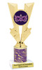 Mardi Gras trophy.   Great trophy for your Mardi Gras events, costume contests, pageants and more.  92746