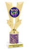 Mardi Gras trophy.   Great trophy for your Mardi Gras events, costume contests, pageants and more.  92746