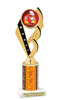 Chili - Salsa themed trophy - great for your salsa contest, chili contests, BBQ competitions and more. Choice of color and trophy height.   Ph104