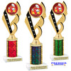 Chili - Salsa themed trophy - great for your salsa contest, chili contests, BBQ competitions and more. Choice of color and trophy height.   Ph104