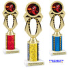 Chili - Salsa themed trophy - great for your salsa contest, chili contests, BBQ competitions and more. Choice of color and trophy height.   Ph29