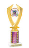 Mardi Gras trophy.   Great trophy for your Mardi Gras events, costume contests, pageants and more.  4506