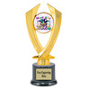 Mardi Gras Theme trophy.  Great trophy for your pageants, events, contests and more!   4506
