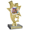 Mardi Gras Theme trophy.  Great trophy for your pageants, events, contests and more!   ph81