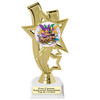Mardi Gras Theme trophy.  Great trophy for your pageants, events, contests and more!   ph81