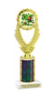 St Patrick's Day Theme trophy. Great trophy for your pageants, events, contests and more!  Choice of color and trophy height.  Ph44