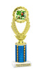 St Patrick's Day Theme trophy. Great trophy for your pageants, events, contests and more!  Choice of color and trophy height.  Ph44