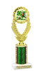 St Patrick's Day Theme trophy. Great trophy for your pageants, events, contests and more!  Choice of color and trophy height.  Ph44