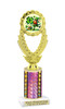 St Patrick's Day Theme trophy. Great trophy for your pageants, events, contests and more!  Choice of color and trophy height.  Ph44