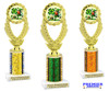 St Patrick's Day Theme trophy. Great trophy for your pageants, events, contests and more!  Choice of color and trophy height.  Ph44